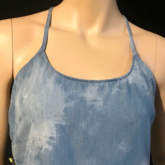 Nasty Gal Denim Small NWT Babydoll Dress - Picture 4 of 8